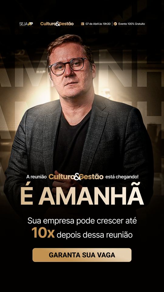 Cultura & Gestão — Stories, peça 3