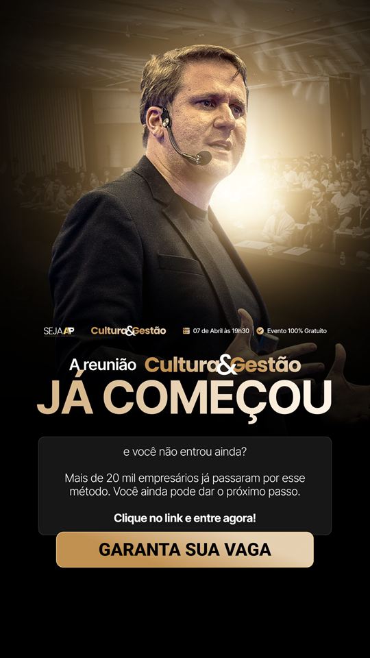 Cultura & Gestão — Stories, peça 5