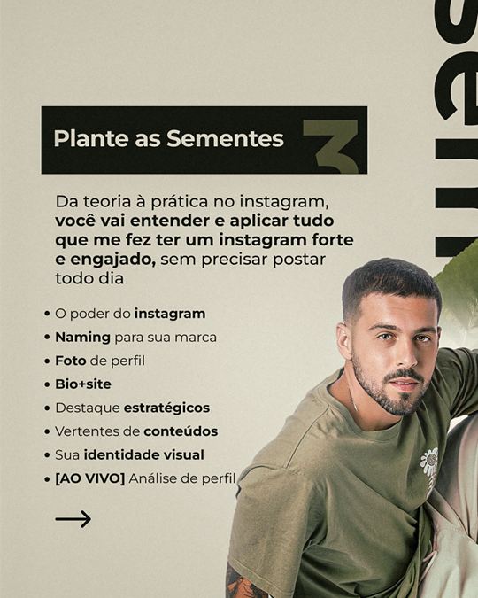 Designer Bold — Carrossel · Estruturação do curso, peça 5