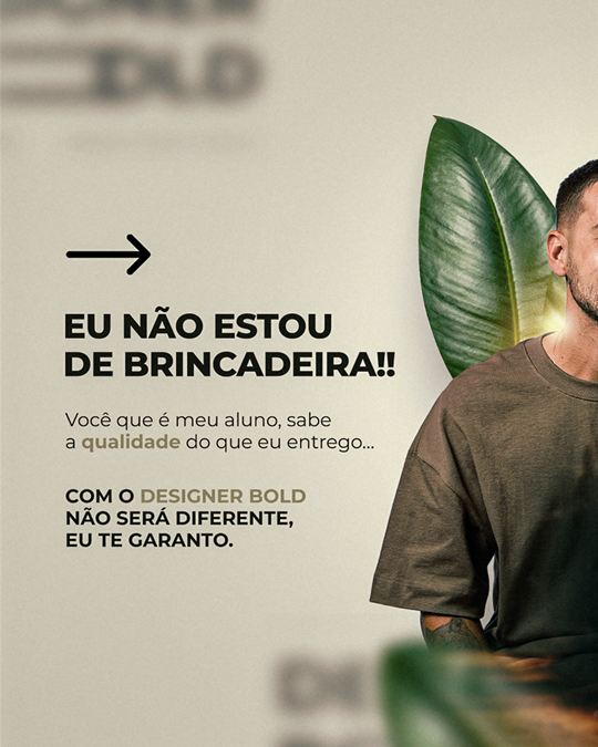 Designer Bold — Carrossel · Estruturação do curso, peça 9