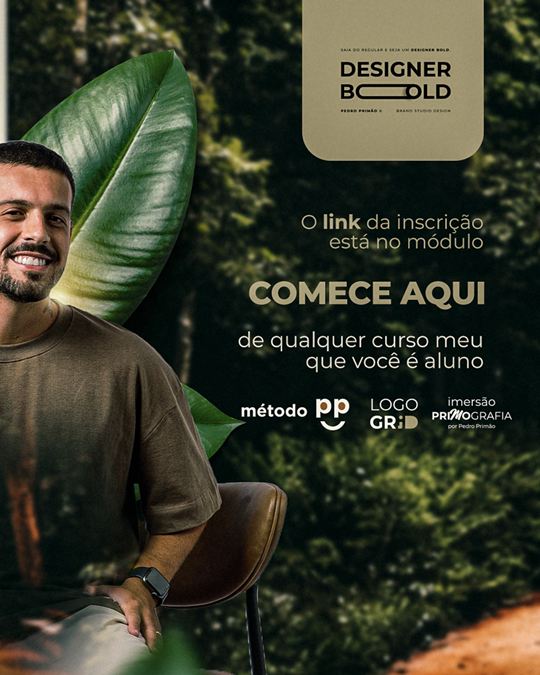 Designer Bold — Carrossel · Estruturação do curso, peça 10