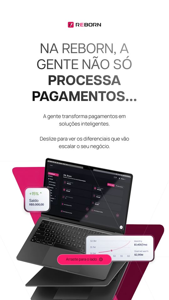 Reborn — Carrossel · Diferenciais, peça 1