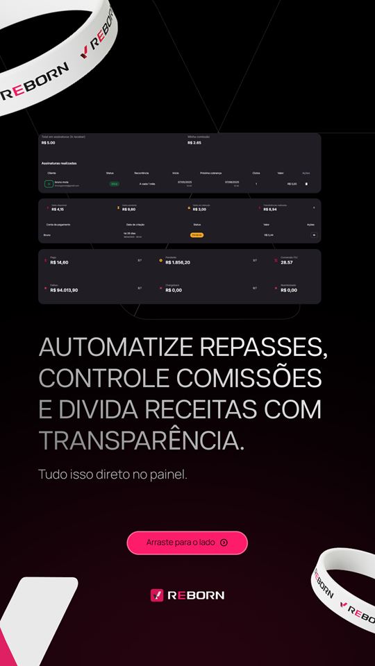 Reborn — Carrossel · Diferenciais, peça 6