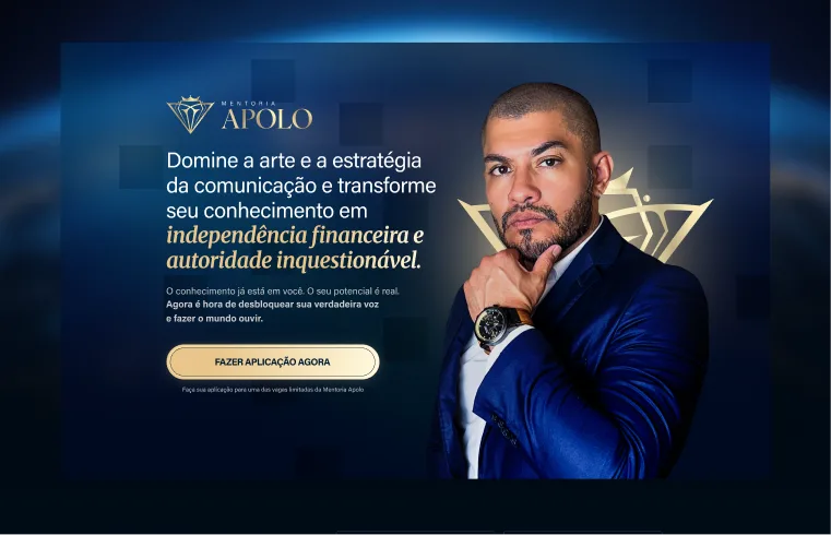 Mentoria Apolo — landing page de mentoria